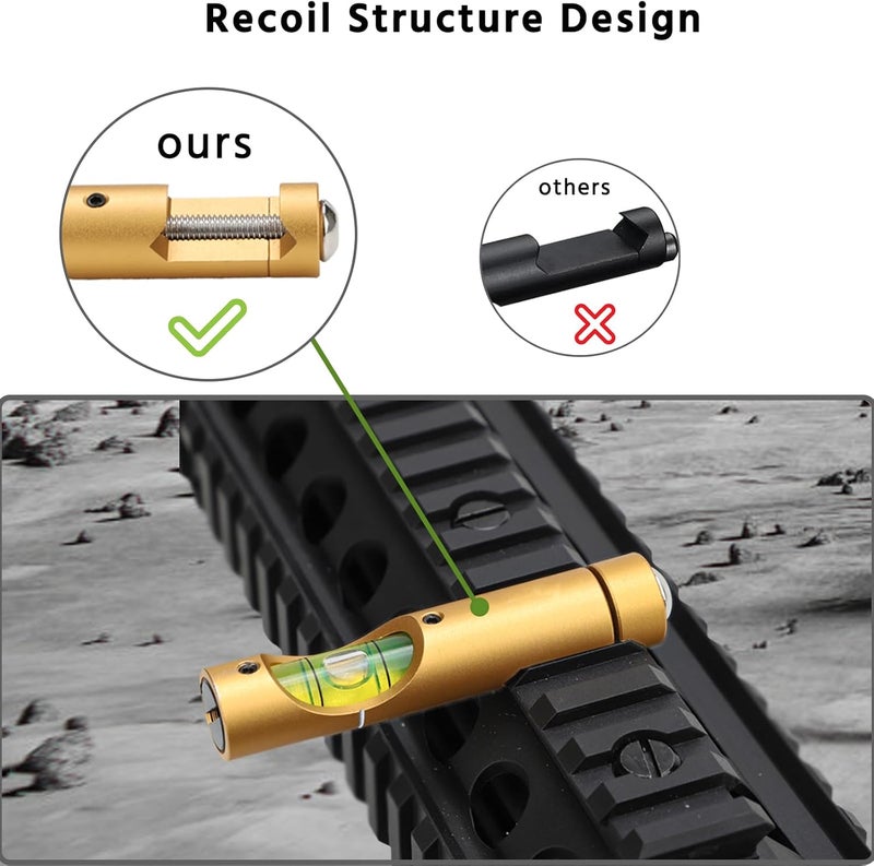 Thwackor Scope Picatinny Level Scope Leveling Kit Professional Design High Precision - Image 4